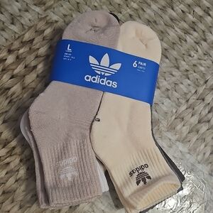 Adidas UNISEX Casual Socks - 6 Pack